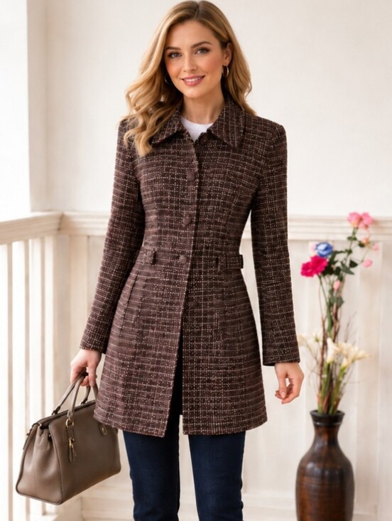 J.Michaels Jackets & Blazers - J.Michaels | Acrylic Wool  Mid-Length Coat